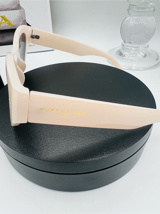 Kurt Geiger Cat Eye Sunglasses Ivory with Dark Lenses main image 6